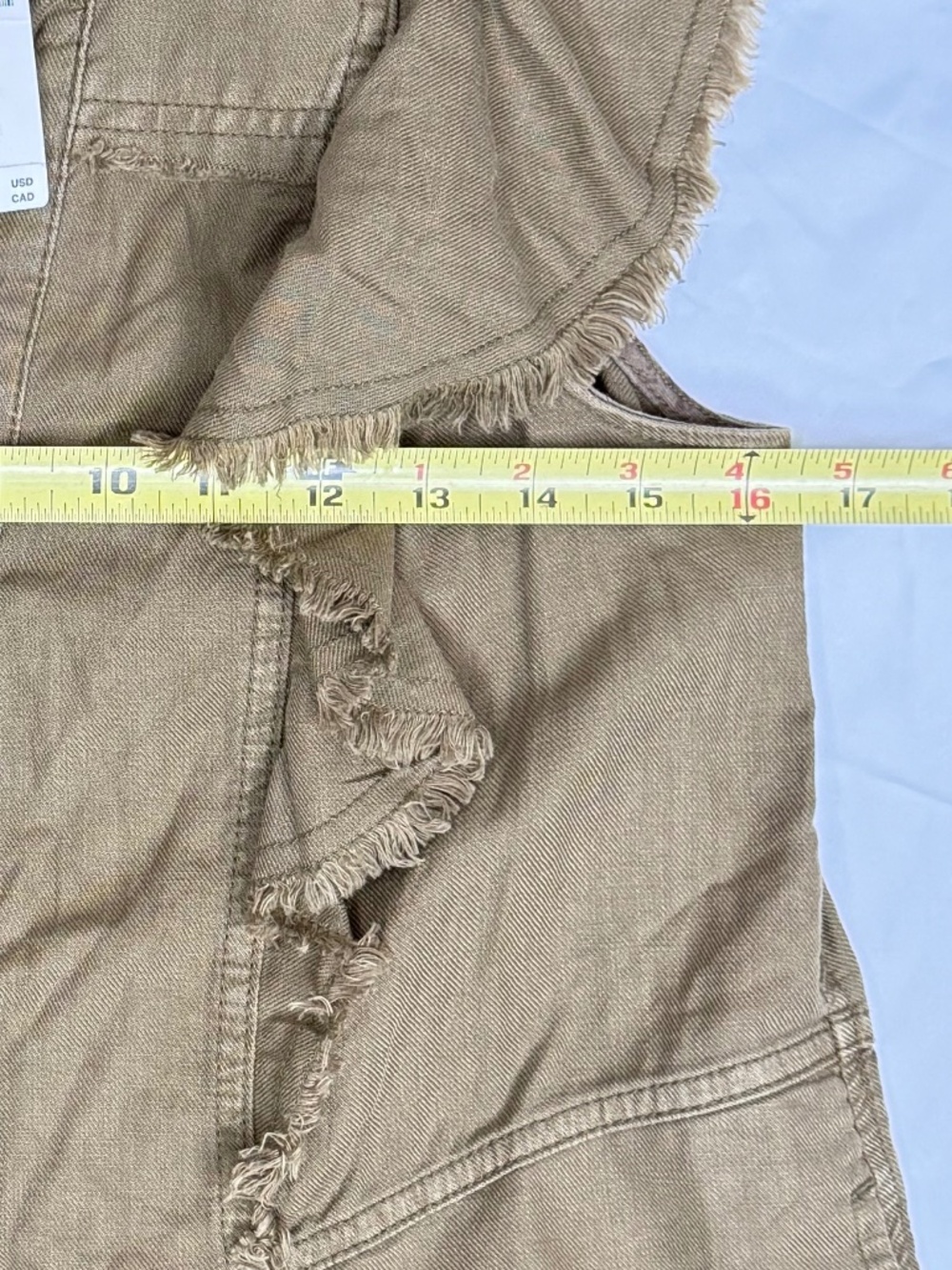 Pilcro Olive Ruffle Utility Dress XS NWT Anthropologie - Picture 6 of 8